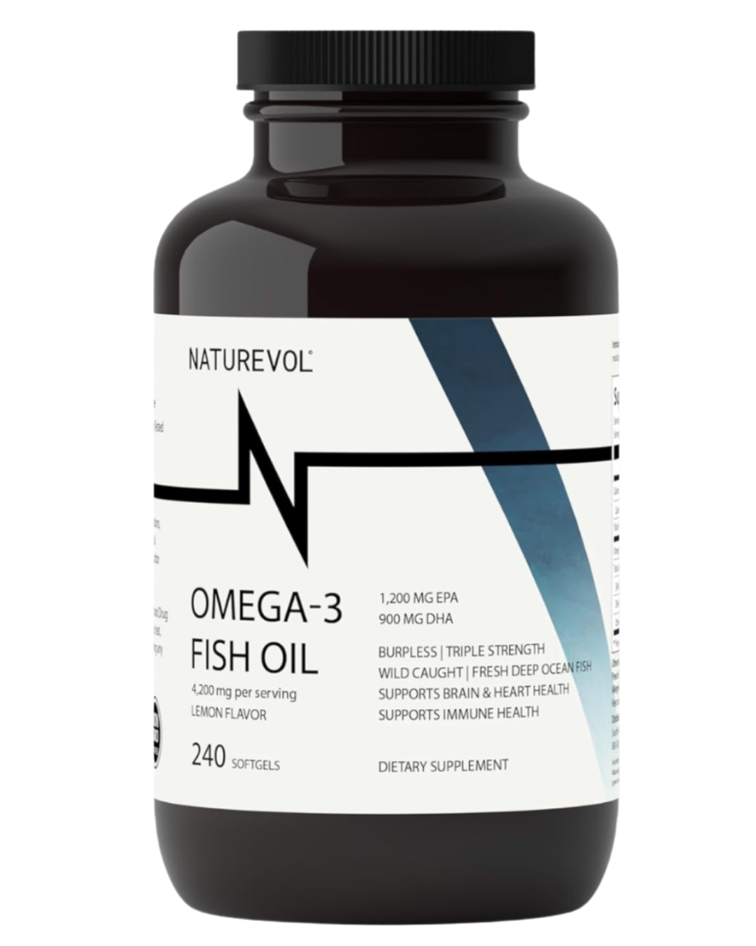 Omega 3 Triple Strength — vista frontal del envase