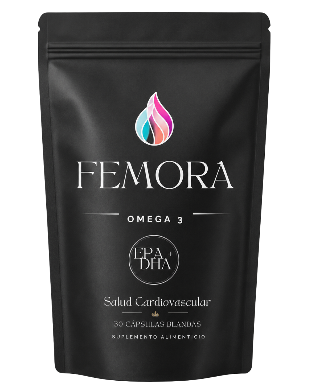 Omega 3 — vista frontal del envase