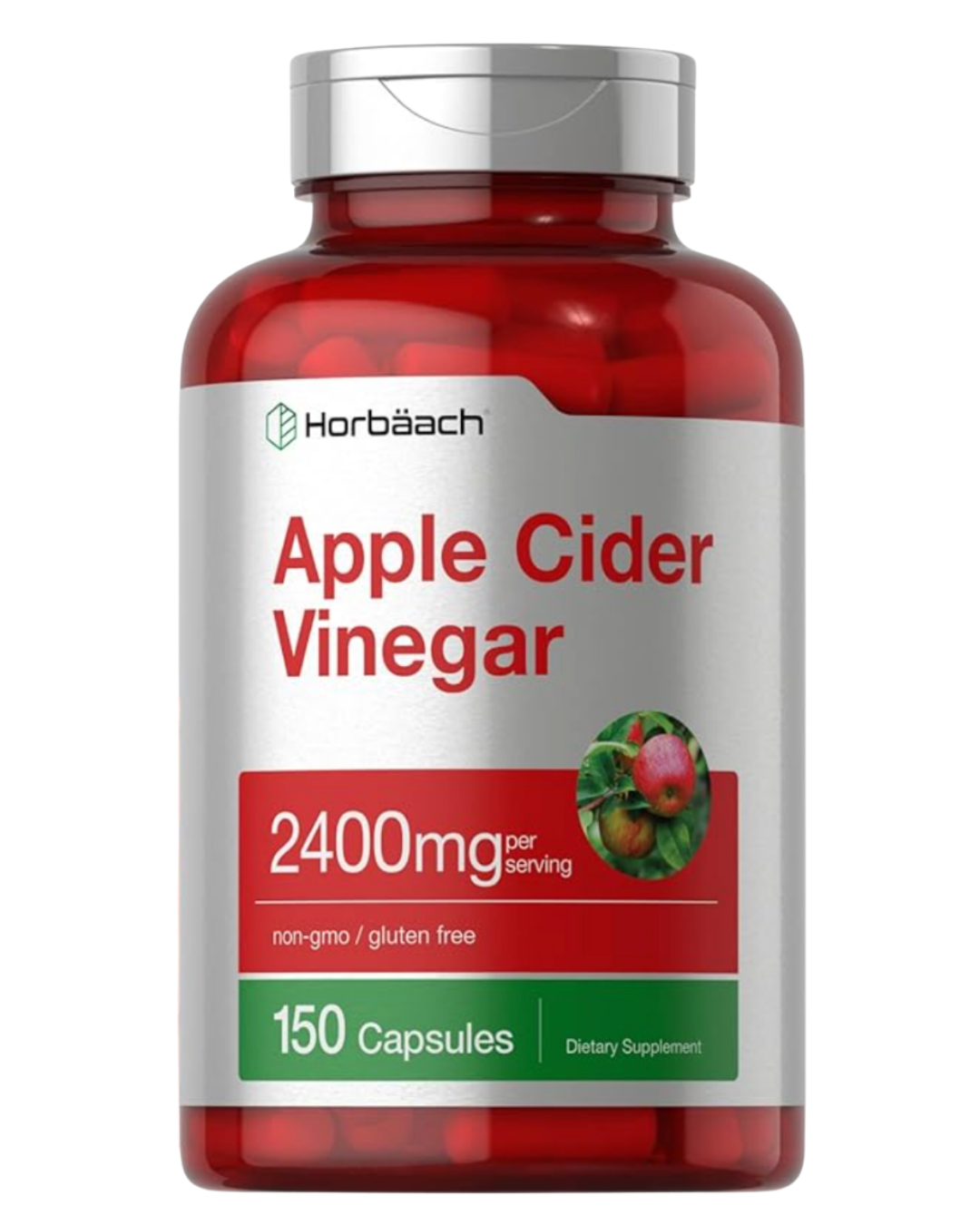 Vinagre de Manzana — vista frontal del envase